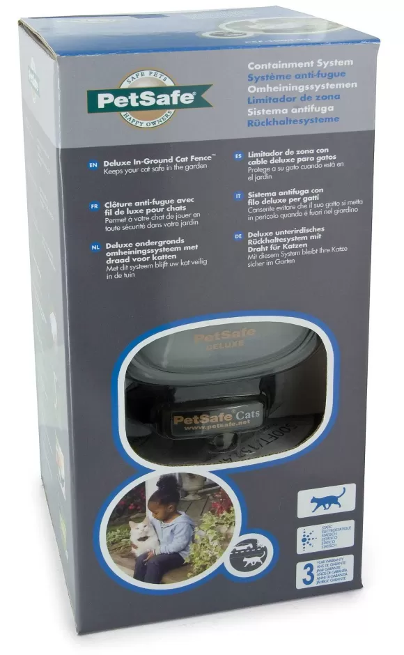 PetSafe Cl Ture Anti-Fugue De Luxe Avec Fil Pour Chats In-Ground Cat Fence